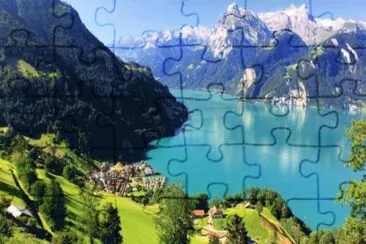 lago quattro cantoni jigsaw puzzle