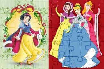 פאזל של SnowWhite Belle Cinderella Aurora