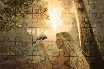 Fadas, duendes e ninfas. jigsaw puzzle