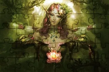 Fadas, duendes e ninfas.