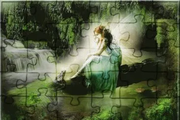 Fadas, duendes e ninfas. jigsaw puzzle