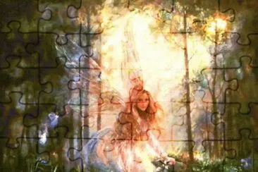 Fadas, duendes e ninfas. jigsaw puzzle