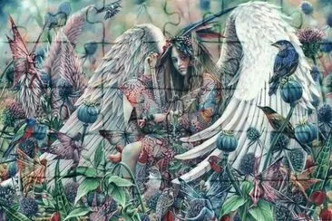 Fadas, duendes e ninfas. jigsaw puzzle