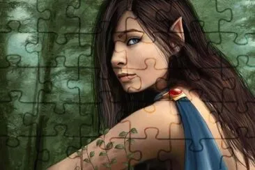 Fadas, duendes e ninfas. jigsaw puzzle