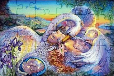 Fadas, duendes e ninfas. jigsaw puzzle