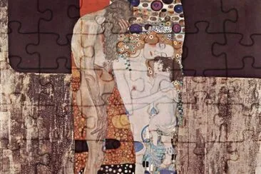 פאזל של As trÃªs idades da mulher -1905 (Gustav klimt)