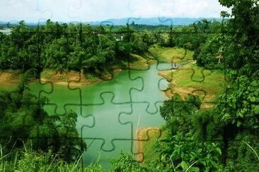 kaptai lake jigsaw puzzle