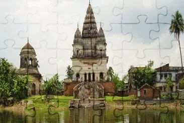 shiva temple in puthia jigsaw puzzle