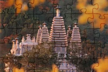 azure clouds temple jigsaw puzzle