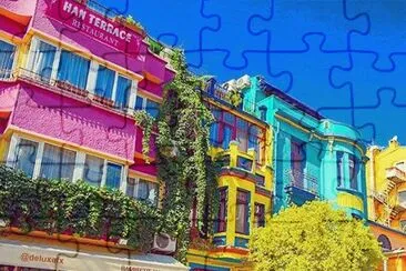 Edificios coloridos