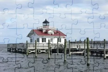 פאזל של Roanoke Marshes Light, Manteo, NC