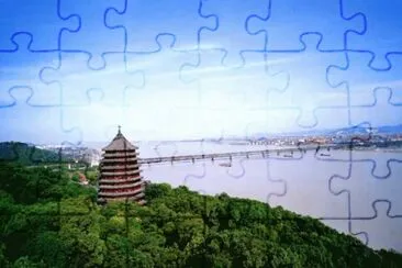 six harmonies pagoda jigsaw puzzle
