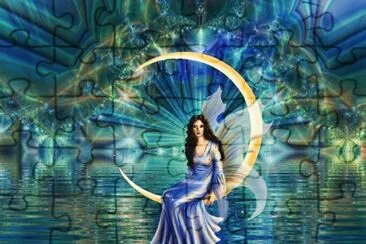 Fadas, duendes e ninfas. jigsaw puzzle