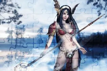 Fadas, duendes e ninfas. jigsaw puzzle
