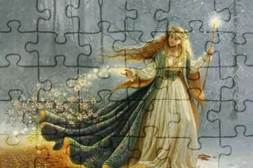 Fadas, duendes e ninfas.