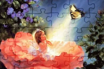 Fadas, duendes e ninfas. jigsaw puzzle