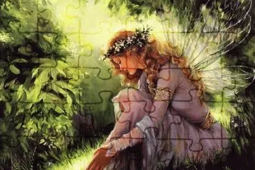 Fadas, duendes e ninfas. jigsaw puzzle
