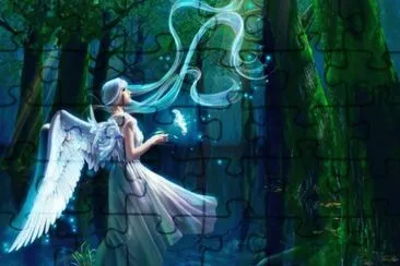 Fadas, duendes e ninfas. jigsaw puzzle