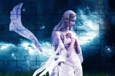 Fadas, duendes e ninfas. jigsaw puzzle