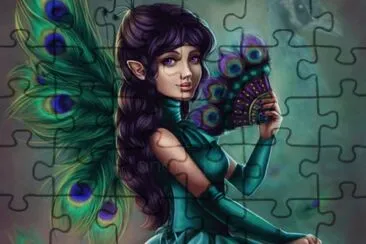 Fadas, duendes e ninfas. jigsaw puzzle