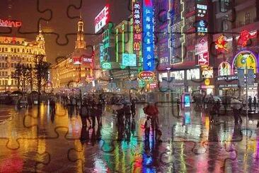 nanjing road jigsaw puzzle