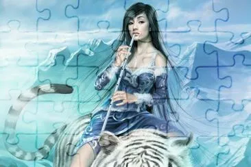 Fadas, duendes e ninfas. jigsaw puzzle