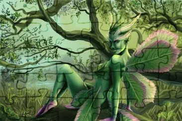 Fadas, duendes e ninfas. jigsaw puzzle