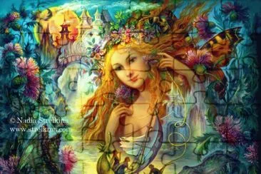 Fadas, duendes e ninfas.