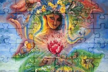Fadas, duendes e ninfas.