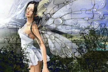 Fadas, duendes e ninfas. jigsaw puzzle