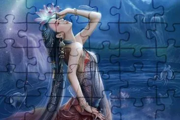 Fadas, duendes e ninfas. jigsaw puzzle