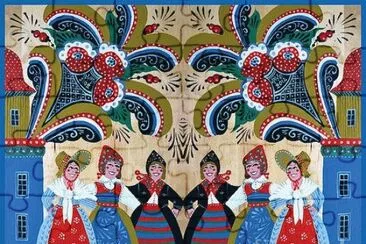 Scandinavian art by Leif Sodergren jigsaw puzzle