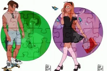 Jim Giselle jigsaw puzzle