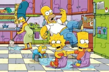 Los Simpson jigsaw puzzle