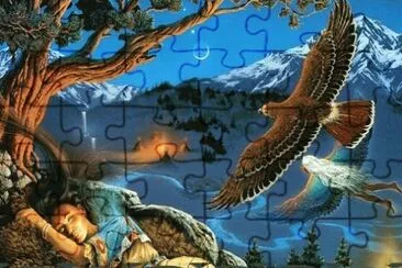 פאזל של Fadas, bruxas e ninfas.