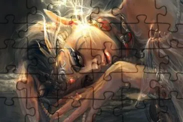 Fadas, duendes e ninfas. jigsaw puzzle