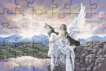 Fadas, duendes e ninfas. jigsaw puzzle