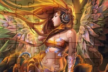 פאזל של Fadas, duendes e ninfas.