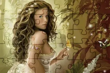 פאזל של Fadas, duendes e ninfas.