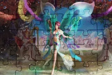 Fadas, duendes e ninfas. jigsaw puzzle