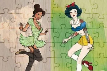 Tiana SnowWhite jigsaw puzzle