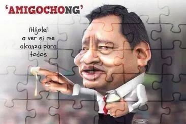 una verdadera caricatura