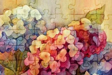 Amazing Hortensia jigsaw puzzle
