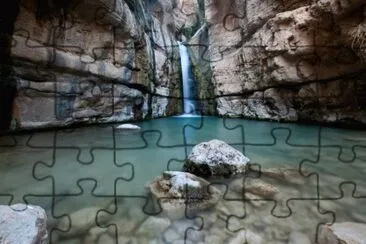 ein gedi waterfall jigsaw puzzle