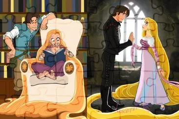 Eugene Rapunzel jigsaw puzzle