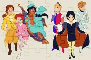 Belle Ariel Jasmine Aurora SnowWhite Cinderella
