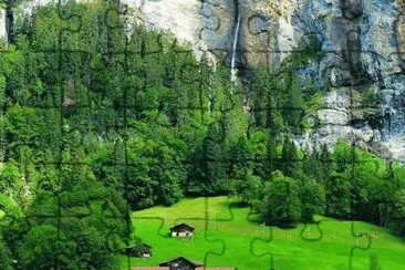 Suiza-Lauterbrunnen jigsaw puzzle