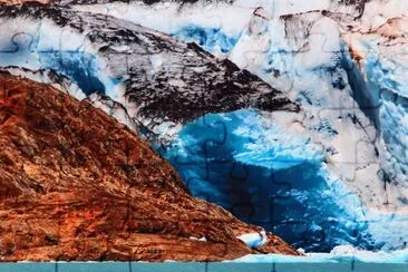 Glaciar Viedma. Patagonia Argentina jigsaw puzzle