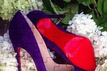 morados con flores jigsaw puzzle