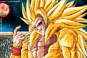 Goku dios jigsaw puzzle